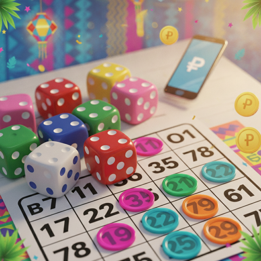 Illustration: How to Play Color Game and Bingo on RK Supreme